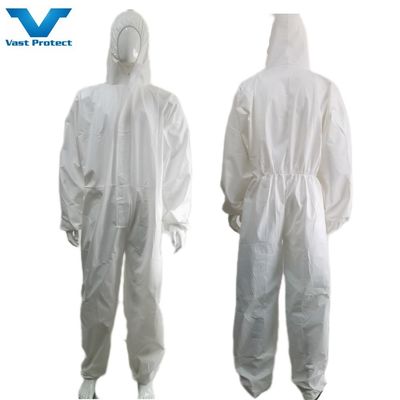 55-70GSM impermeabili microfori usa e getta abiti di copertura capacità di produzione 50000pcs/giorno