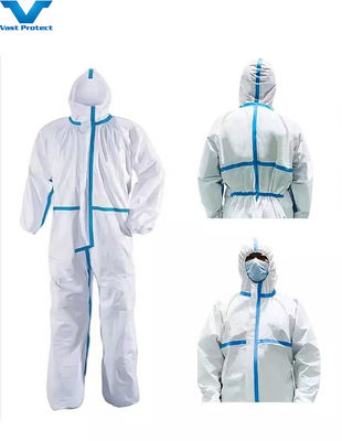 Categoria 3 Tipo 5/6 Costumi usa e getta impermeabili e con cappuccio