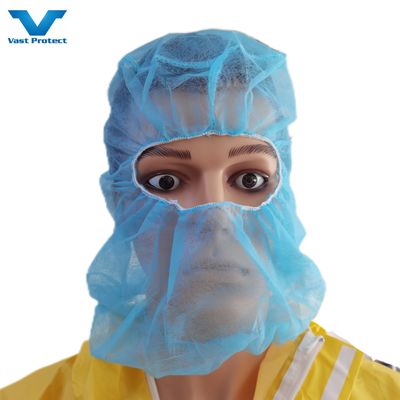 Logo personalizzato Non tessuto Disposable PP Ninja Space Astronaut Balaclava Hood Copertura della testa
