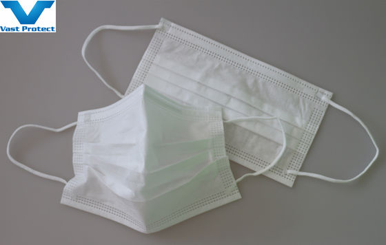 Diretto CE EN14683 Maschera medica elastica usa e getta bianca nera per tutti non sterili