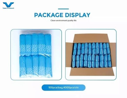 10-20g Copertina per scarpe OEM usa e getta PP 10g Copertina per scarpe blu