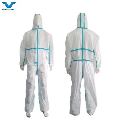 CE Tipo 5 6 Approvato Abbigliamento protettivo monouso Abbigliamento non tessuto Servizio personalizzato