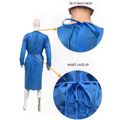 120 x 140 cm abito isolante SMS Protezione leggera durevole con certificazione CE