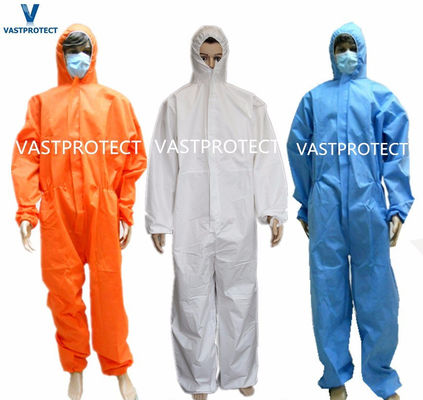 Abbigliamento per la rimozione dell'amianto SMS Microporoso Tipo 5/6 Abbigliamento monouso Etichette accessori