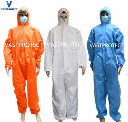 Standard Tipo 5 6 Arancio Microporous Nonwoven SMS Medical Surgical Disposable Coverall