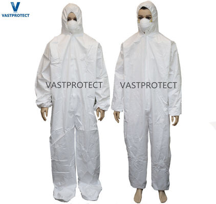 Pagamento iniziale Abbigliamento protettivo Abbigliamento monouso con manette e cappuccio elastici