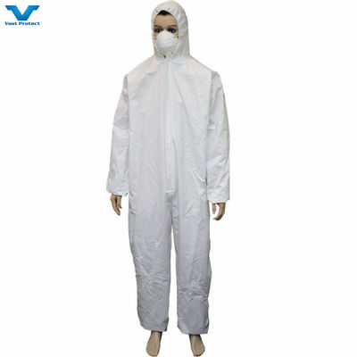 CE approvato Cat 3 Tipo 4/5/6 Protective Disposable Coverall negli Stati Uniti per la massima sicurezza