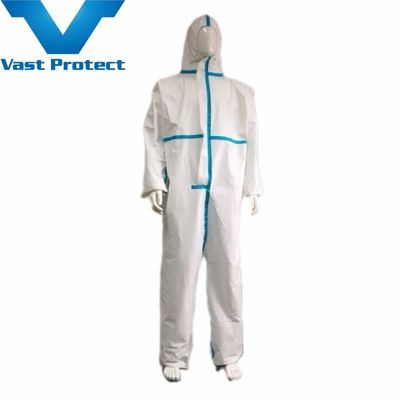Indumenti di lavoro di sicurezza protettivi per Tyvek diretti di categoria 3/Categoria III standard con adesivo con logo