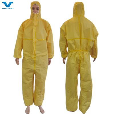 Non tessuto CE Cat 3 III Tipo 4/5/6 PPE di sicurezza protettivo microporoso usa e getta