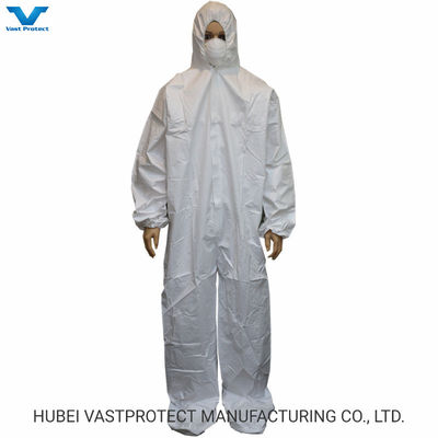 CE Categoria 3 Tipo 5 6 Antistica En1149 Abbigliamento monouso microporoso con copertura per stivali