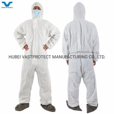 CE Categoria 3 Tipo 5 6 Abbigliamento monouso con materiale microporoso verde e personalizzazione