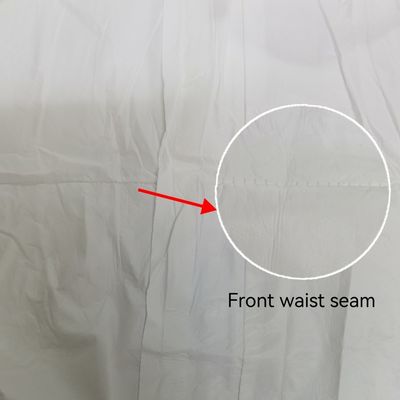 Adulti CE Tipo 5/6 Cat3 Abbigliamento con cappuccio bianco resistente per tempi di consegna stimati