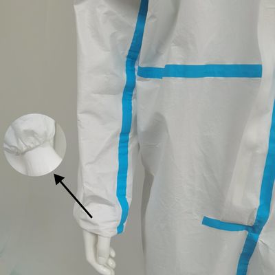Indumenti protettivi durevoli con nastro blu Fornitura e campione adeguati