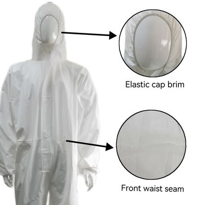 Abbigliamento protettivo traspirante En1149 Abbigliamento protettivo microporoso con design completamente chiuso