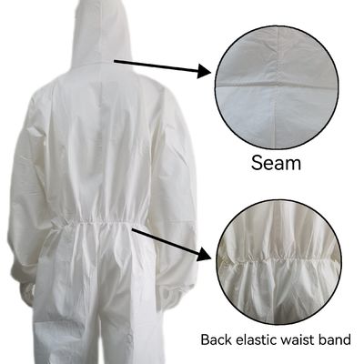 175 x 140 cm impermeabile, traspirante, anti spruzzo, per la prevenzione delle infezioni, tuta usa e getta