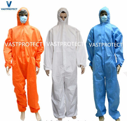 CE Categoria 3 III Tipo 4/5/6 PPE di sicurezza Protezione non tessuta SMS Microporous Disposable Overall