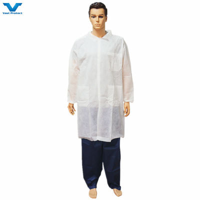Stile abito monouso in polipropilene microporous SMS non tessuto PP Lab Coat 2XL e abito