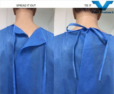 VASTPROTECT-501 Vestido da chirurgo morbido copertura resistente ai fluidi Protezione da isolamento antistatico