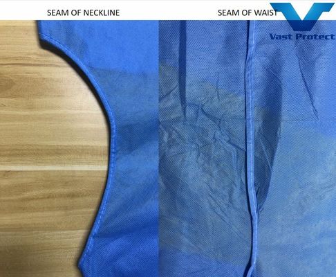 VASTPROTECT-501 Vestido da chirurgo morbido copertura resistente ai fluidi Protezione da isolamento antistatico