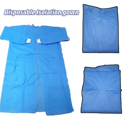 Abito chirurgico antistatico per la protezione del giardinaggio Logo stampato In magazzino Blu SMS/PP/PP PE usa e getta