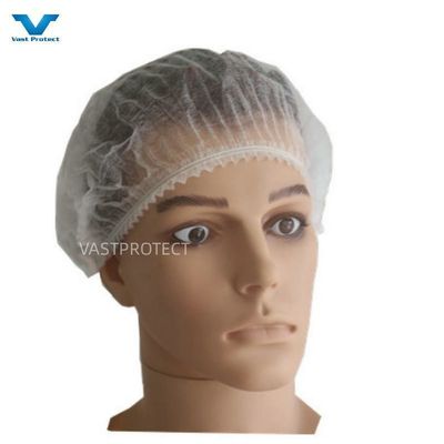 Cappuccio monouso sterilizzato non tessuto in PP Cappuccio a striscia Cappuccio mob Cappuccio bouffant