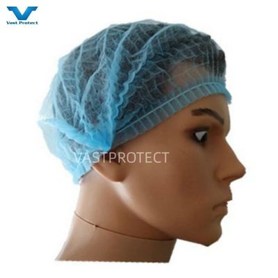 Cappuccio monouso sterilizzato non tessuto in PP Cappuccio a striscia Cappuccio mob Cappuccio bouffant