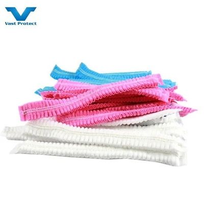 Disposable Blu 18g PP Clip Mob Bouffant Cap Per la lavorazione alimentare Disposable