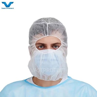 Non tessuto PP Ninja Balaclava Hood per la protezione 60000 PCS / giorno di fornitura
