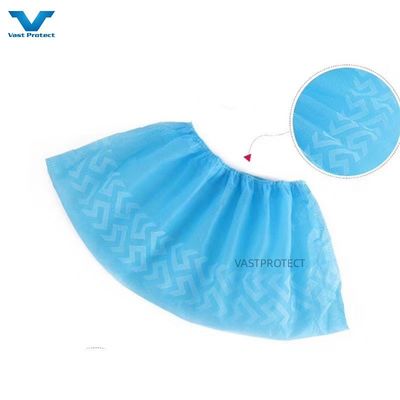 Elastic Style Disposable PP 10-30g Blu Anti Slip Stampato Copertina Calzatura Professionale