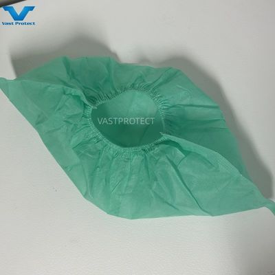 2-30g OEM industriale Copertura per scarpe verde elastico PP usa e getta