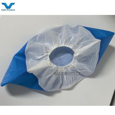 PP CPE Antislip Blu Bianco Protezione monouso Copertura calzatura pulizia