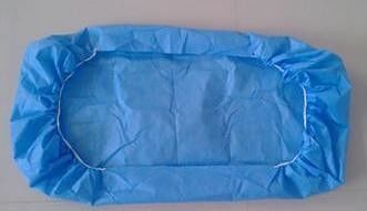 80*200cm Disposable Nonwoven PP Single Bed Fitted Drawing Sheet With Logo Print