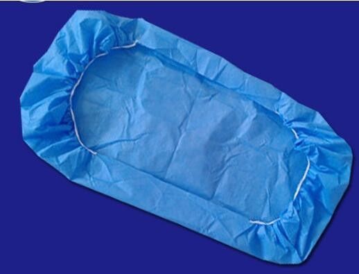 80*200cm Disposable Nonwoven PP Single Bed Fitted Drawing Sheet With Logo Print