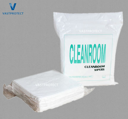 Acqua resistente 9" poliestere doppio maglia asciugamani per ambienti puliti di classe ISO 7