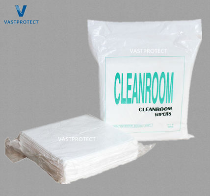 9" x 9" Laser antistatico sigillato 100% poliestere Lint Free Cleanroom Wipers con design