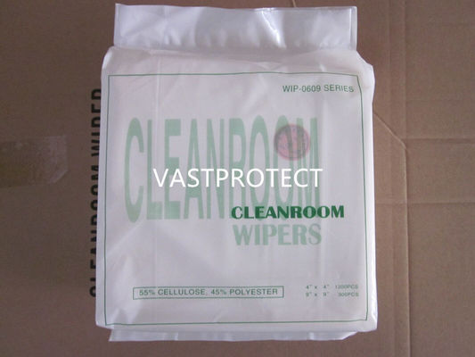 Restituzioni di restituzione 55% cellulosa 45% poliestere Lint-free Wipes di carta da bagno pulito Wip-0609