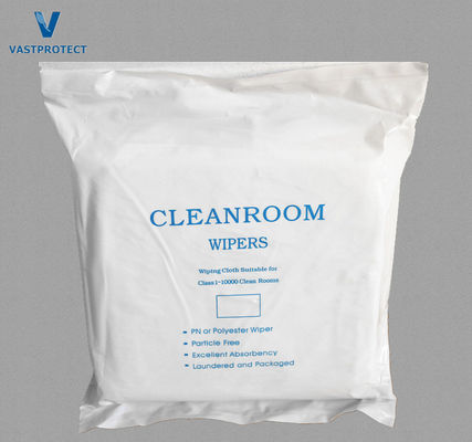9*9 pollici Lint Free Microfiber Cleanroom Wipers per la personalizzazione industriale elettronica