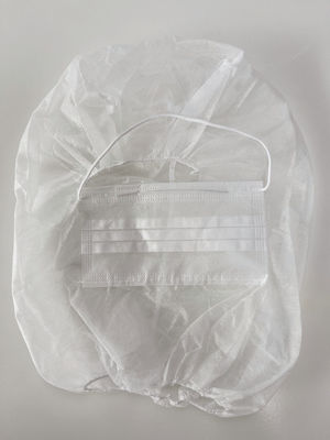 Balaclava Cappuccio Copertura del capo Ninja Astro Space Cap 20GSM PP non tessuto Protezione usa e getta con maschera