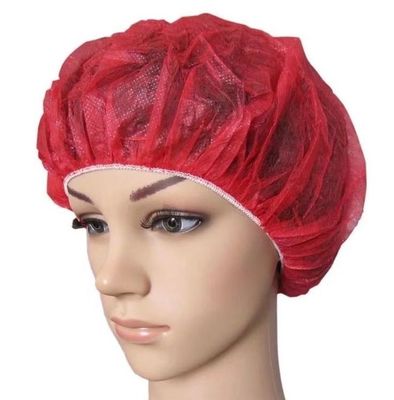 Nonwoven PP Disposable Round Bouffant Cap 21 prime /24 prime Inch Diametro 53/60cm 10/12GSM 100/Bx 1000pack
