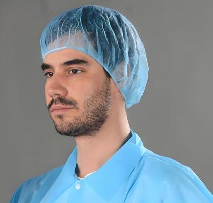 V102 Bianco 21&quot; Capole da cuoco Bouffant Cappelli in vrac per ristorazione