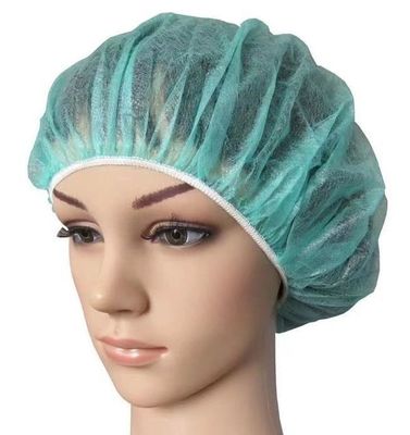 OEM Manifattura monouso non tessuto di polipropilene con cappuccio rotondo con gomma elastica singola