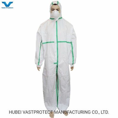 Approvato CE Tipo 5/6 Pellicola impermeabile traspirante microporousa antistatica gialla