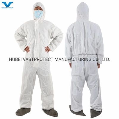 Tipo standard 5 6 Non tessuti coperture monouso microporose con copertura grigio antiscivolo