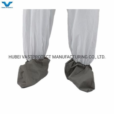 Tipo standard 5 6 Non tessuti coperture monouso microporose con copertura grigio antiscivolo