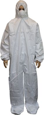 DuPont Tyvek Vernice bianca usa e getta Materiale pericolosa Tychemic Work Overall Boiler Work Safety Suit con colletto per cappuccio