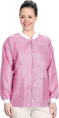 Giacche da laboratorio usa e getta lunghezza anca giacca da lavaggio riutilizzabile giacca da laboratorio unisex con antipolvere V601