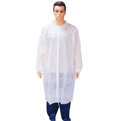 Abiti da laboratorio monouso bianchi durevoli per donne e uomini Accessoiri Etichetta piccolo-4XL
