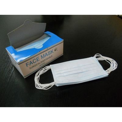 Flat Bfe 90 95 99 Maschera protettiva bianca nera monouso non tessuta Earloop PP 3 strati