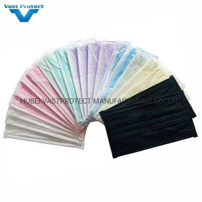 Lista bianca 3 Ply Earloop Nonwoven PP Medical Protective Disposable Surgical Face Mask