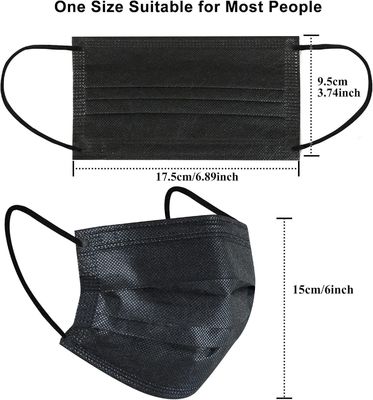 Maschera protettiva usa e getta personalizzata Bfe 99% e certificata FDA per le prestazioni